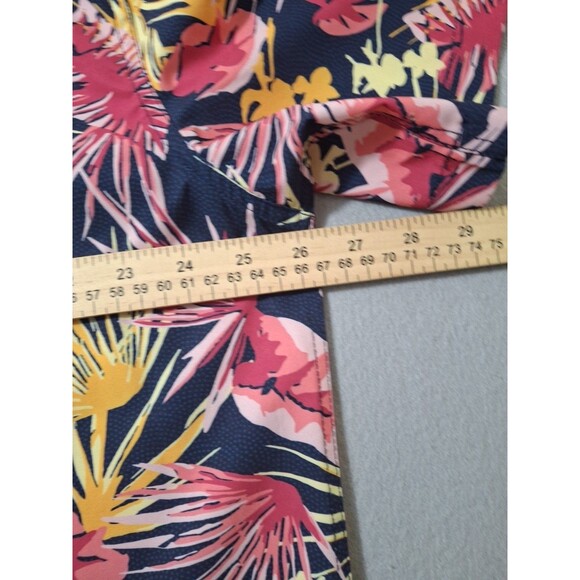 AFTCO Hawaiian Shirt Mens 2XL XXL Button Down Short Sleeve Vented Fishing - Picture 7 of 7